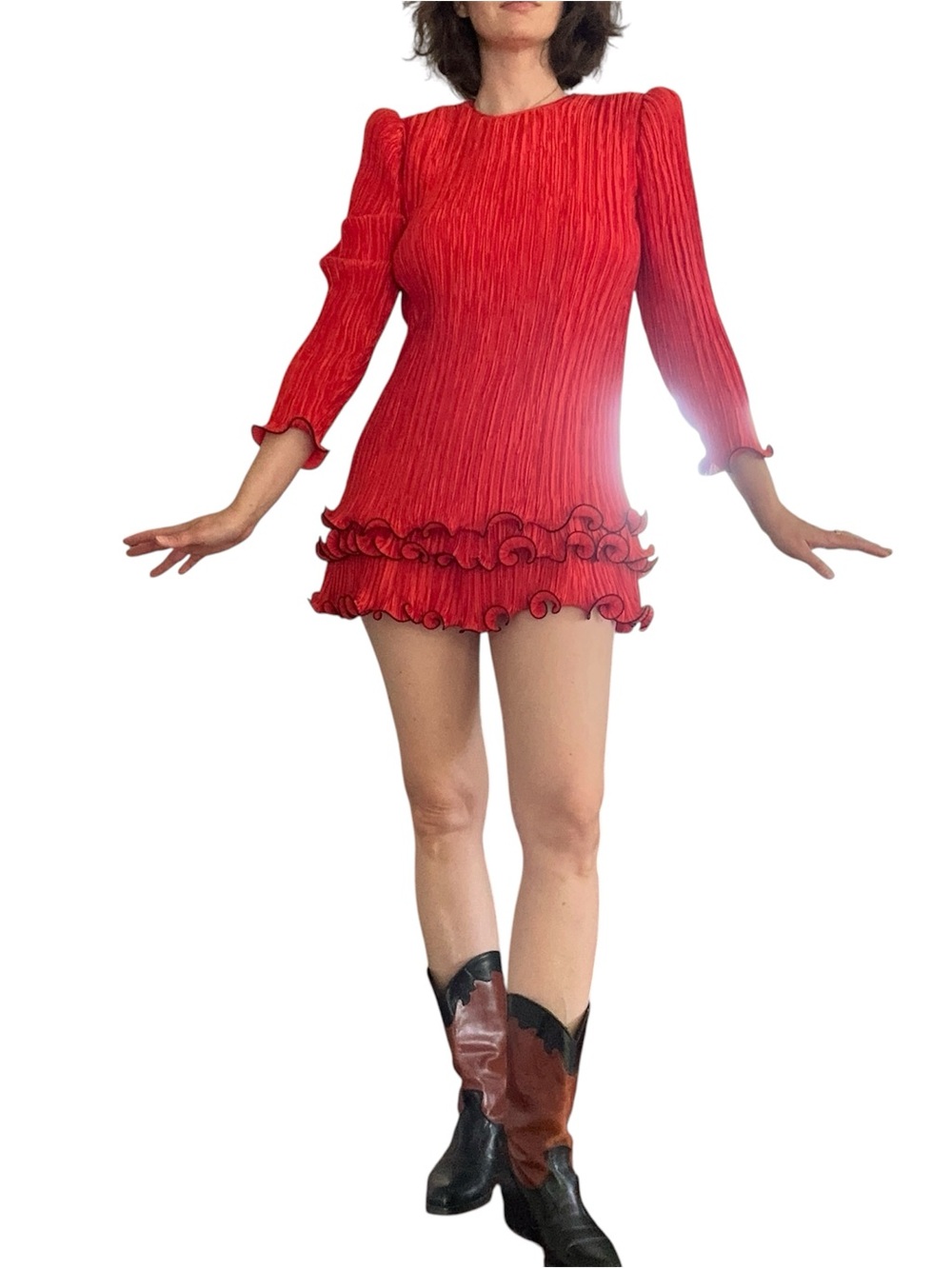 Vintage Pierre Labiche cocktail dress - Picture 6 of 10